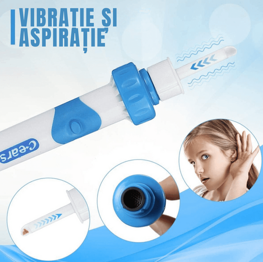 Curățător Electric pentru Urechi™ – Igienă Sigură și Confortabilă