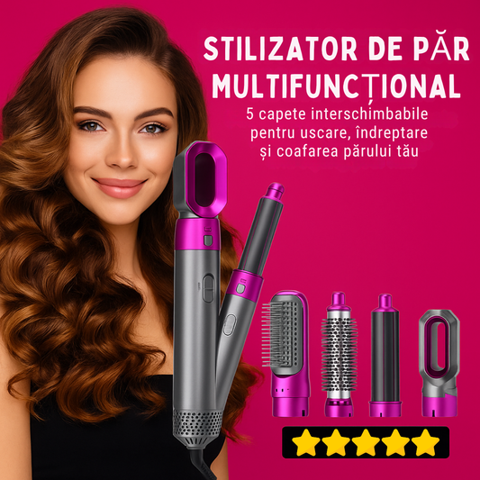AirStyler™ 5 în 1 – Coafare rapidă, volum și strălucire în fiecare zi!