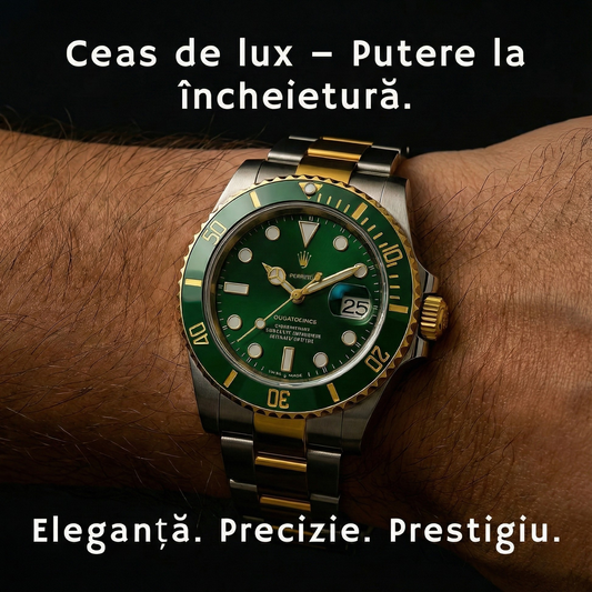 Ceas de Lux Stil Elvețian - Eleganță Clasică și Performanță Subacvatică