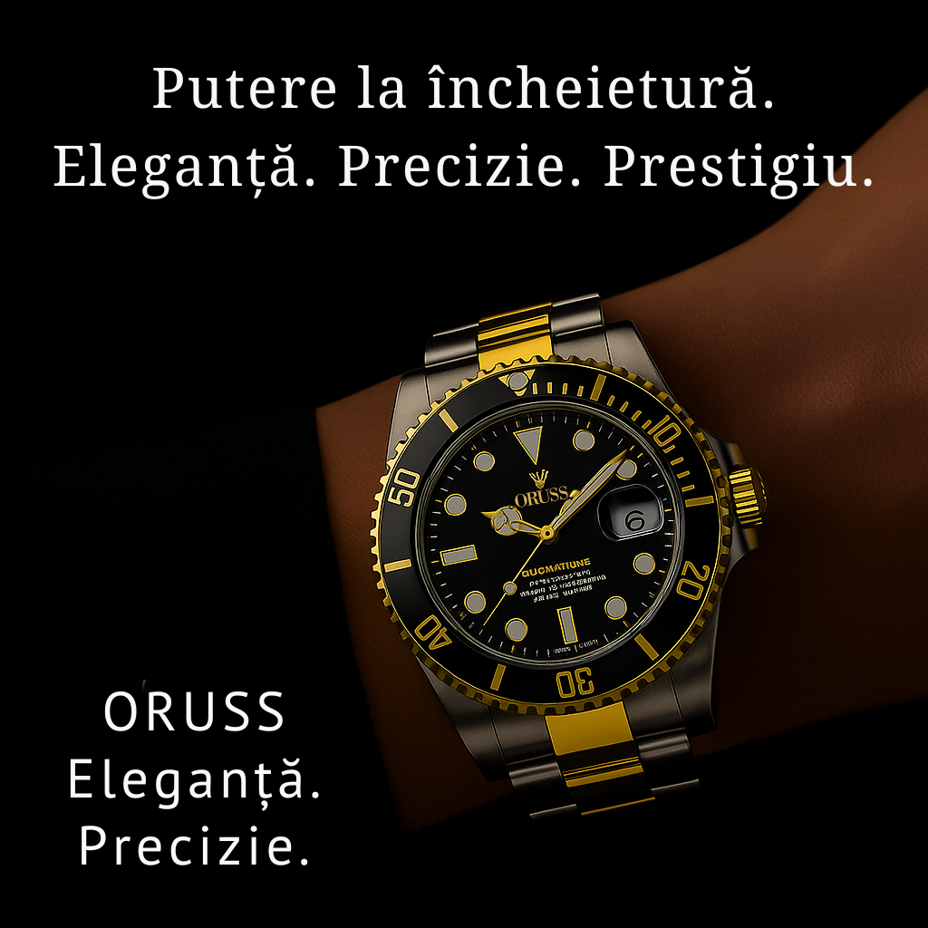 Ceas de Lux Stil Elvețian - Eleganță Clasică și Performanță Subacvatică (Rascunho)