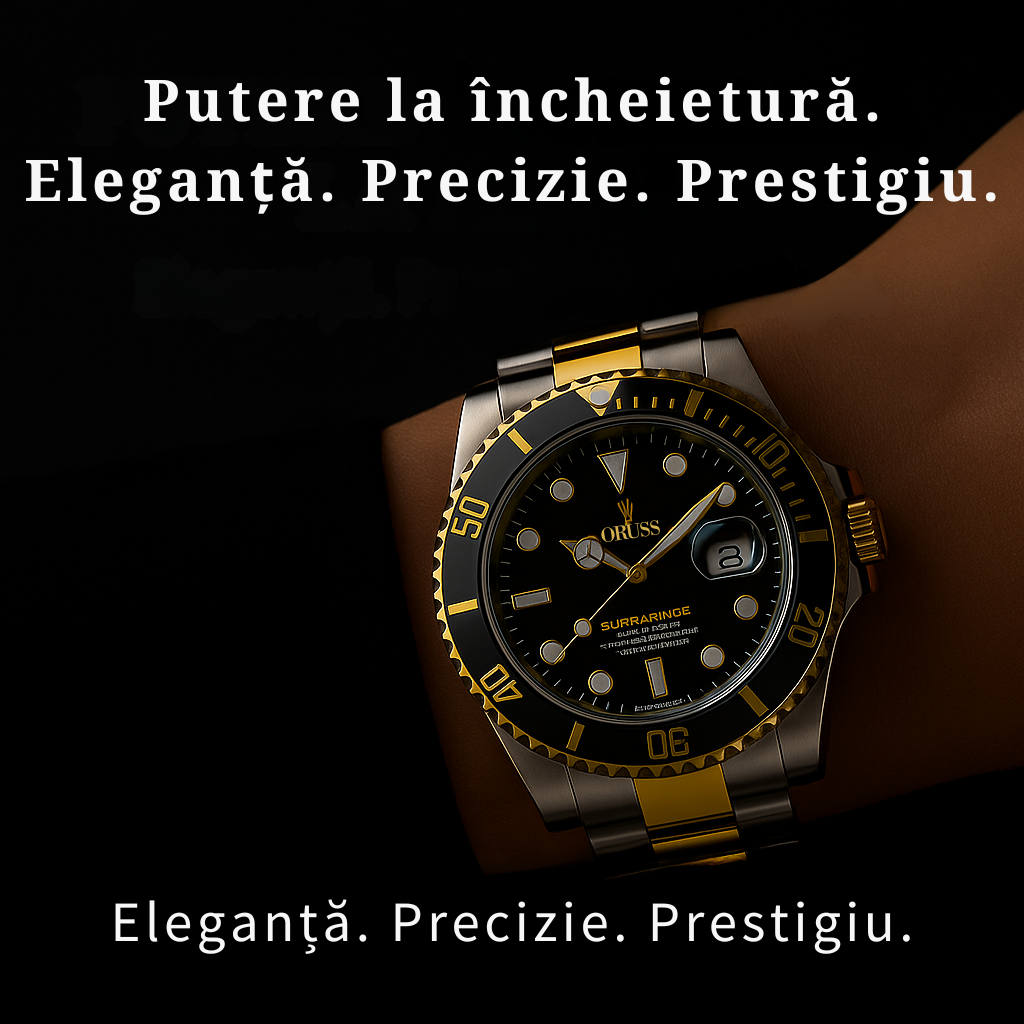 Ceas de Lux Stil Elvețian - Eleganță Clasică și Performanță Subacvatică (Rascunho)