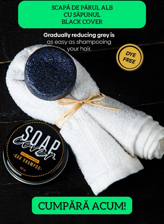 ClackCover™ - Săpunul Pentru Părul Gri, Natural Si Eficient