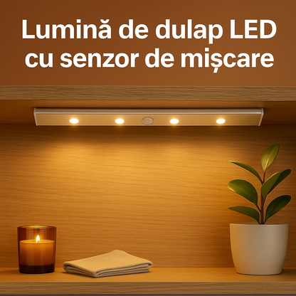 Bandă Luminoasă LED cu Senzor de Mișcare și Încărcare USB
