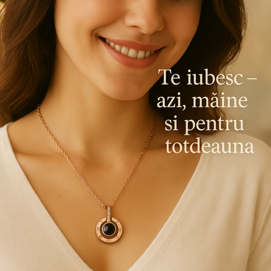 Colierul Iubirii Eterne™ – „Te iubesc” în 100 de limbi