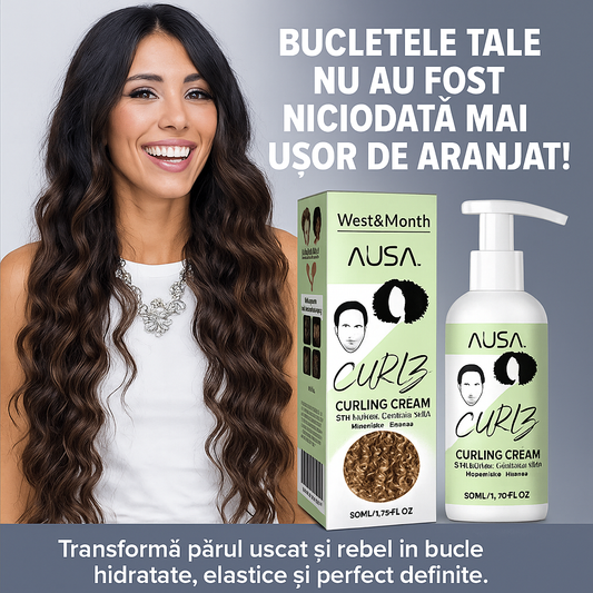 Cremă pentru Bucle Perfecte – CurlyLux